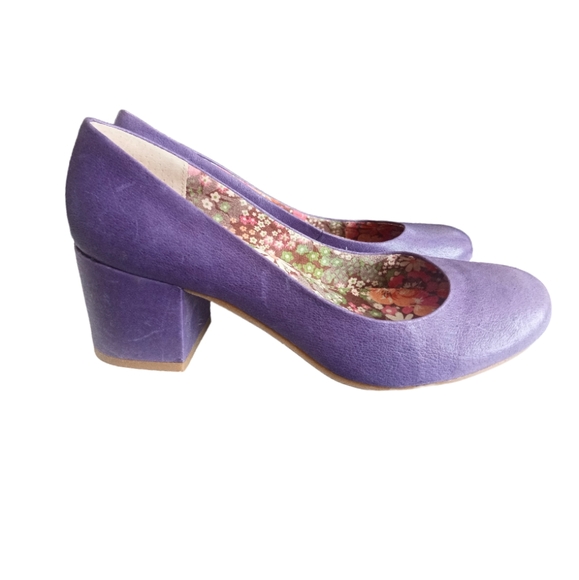 NWOT BC Round-Toe Purple Pump - Picture 3 of 14